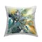 Abstract with Ink Droplets Outdoor Printed Pillow Design by K. Nari, 18 x 7 x 18